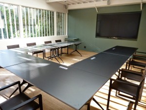 Salle de réunion lumineuse du Cadre Vert